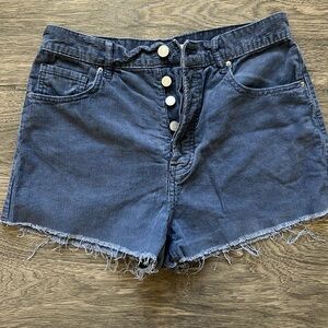 PacSun corduroy cutoff shorts size 27.
